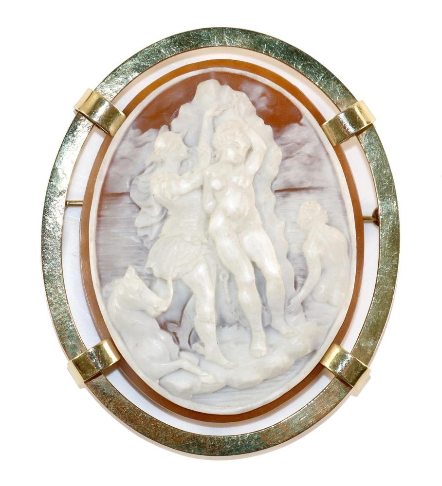 Große Abbildung Nr.1: 129-2528 Perseus bei der: (Schmuck, Broschen, Gemmen und Kameen)