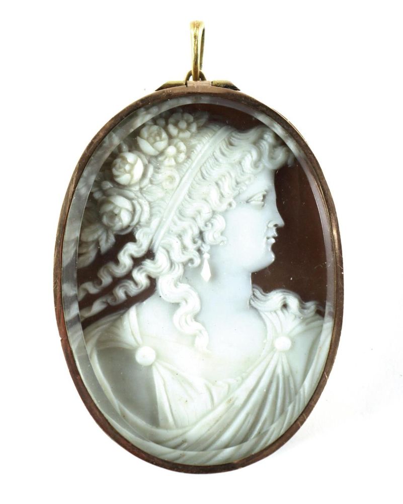 Große Abbildung Nr.1: 129-2536 Prachtgemme: (Schmuck, Broschen, Gemmen und Kameen)