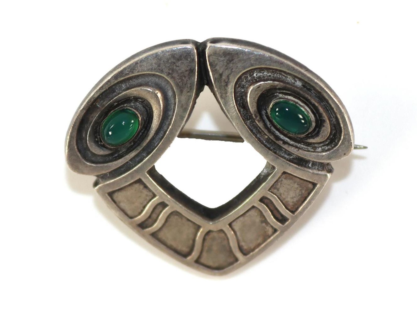 Große Abbildung Nr.1: 129-2586 Jugendstilbrosche: (Schmuck, Broschen)