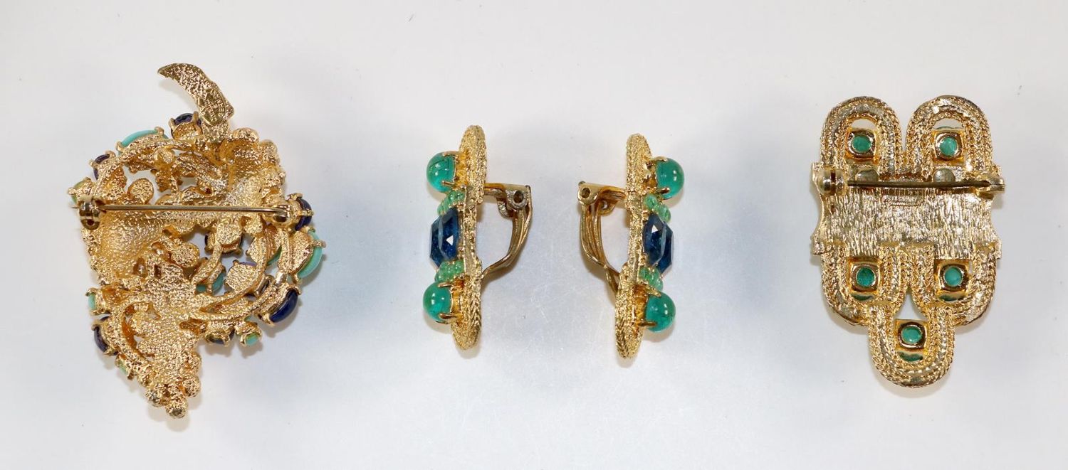 Große Abbildung Nr.2: 129-2621 Christian Dior: (Schmuck, Broschen, Modeschmuck)