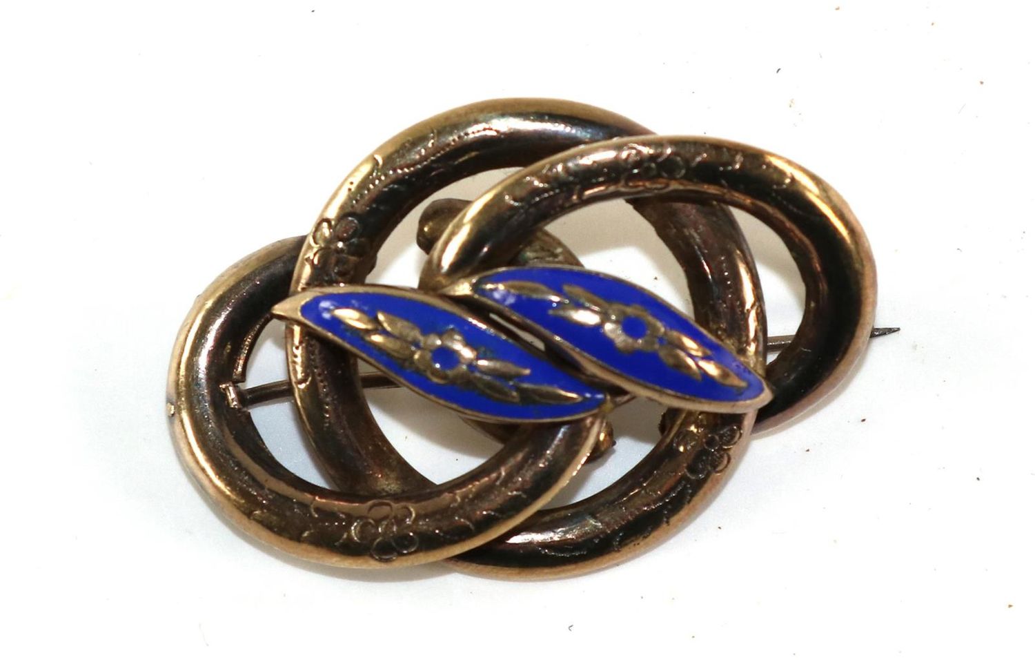 Große Abbildung Nr.1: 129-2623 Schleifenbrosche.: (Schmuck, Broschen)