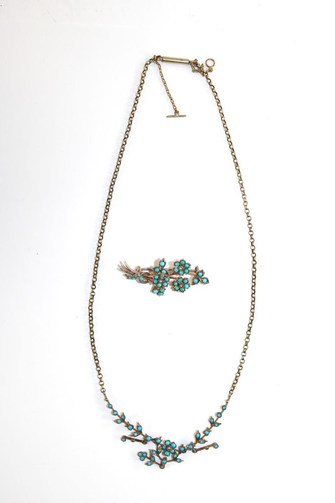 Große Abbildung Nr.1: 129-2638 Feines Historismuscollier: (Schmuck, Colliers)