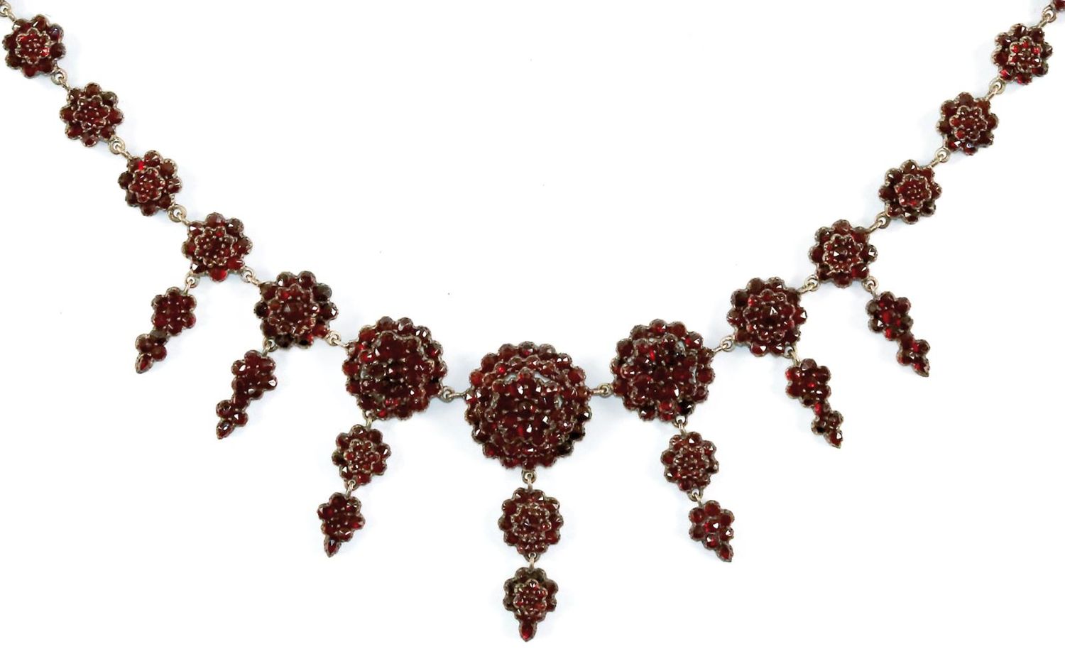 Große Abbildung Nr.1: 129-2645 Granatcollier: (Schmuck, Colliers)