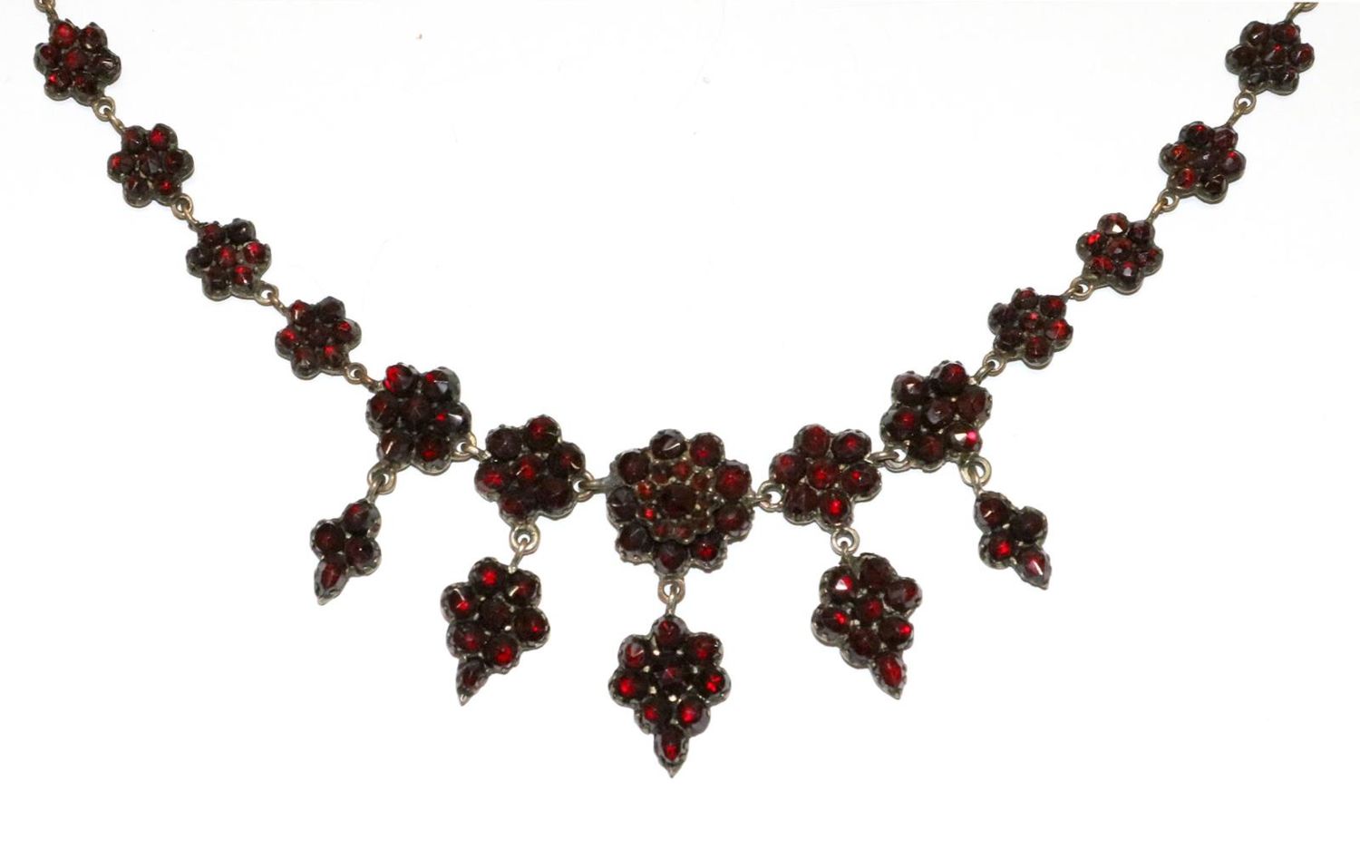 Große Abbildung Nr.1: 129-2649 Granatcollier.: (Schmuck, Colliers)