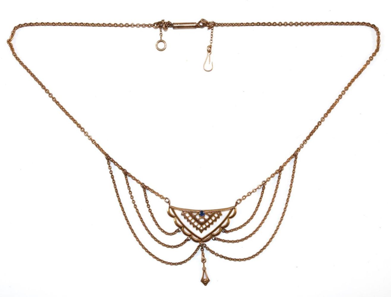 Große Abbildung Nr.3: 129-2659 Jugendstilcolliers.: (Schmuck, Colliers)