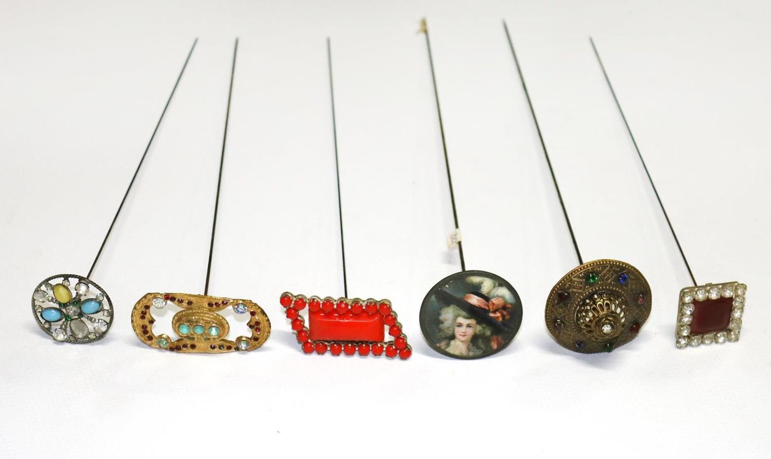 Große Abbildung Nr.2: 129-2708 Hutnadeln.: (Schmuck)
