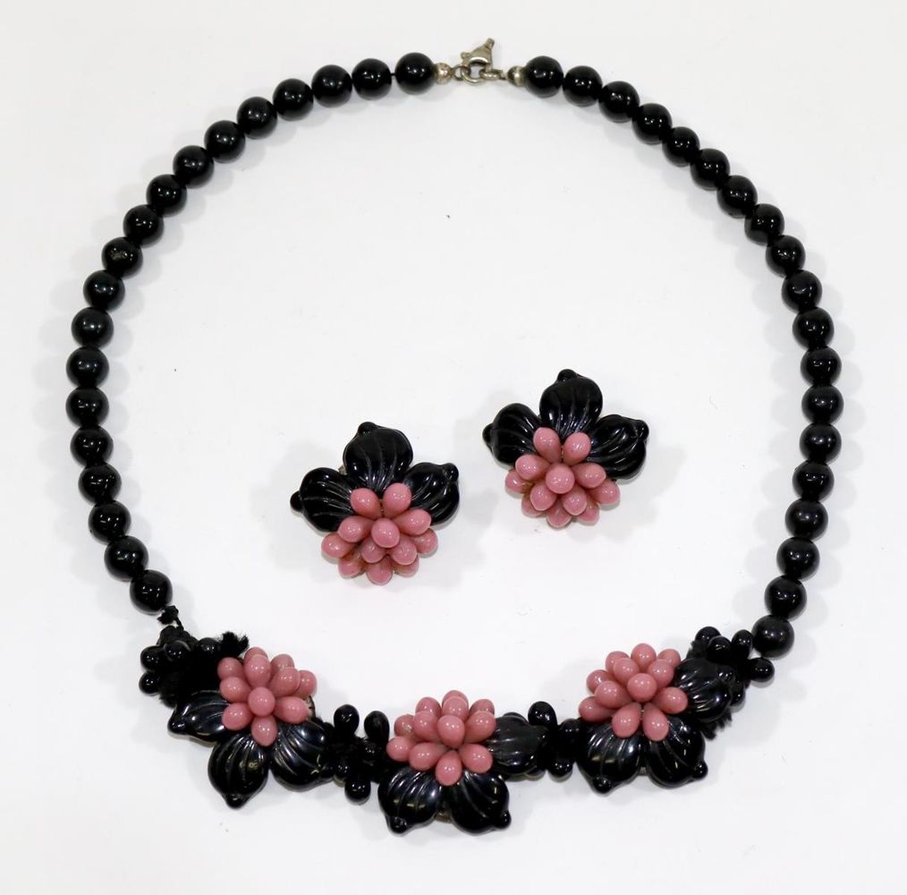 Große Abbildung Nr.1: 129-2724 Vintage Collier: (Schmuck, Modeschmuck)