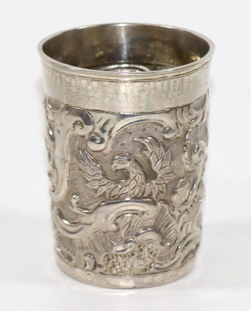 Große Abbildung Nr.2: 129-2768 Barockbecher Moskau.: (Silber, Russland)