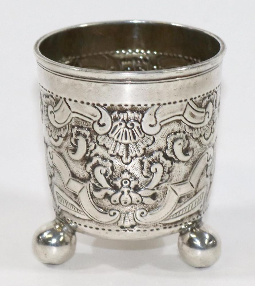 Große Abbildung Nr.1: 129-2769 Moskau Barockbecher.: (Silber, Russland)