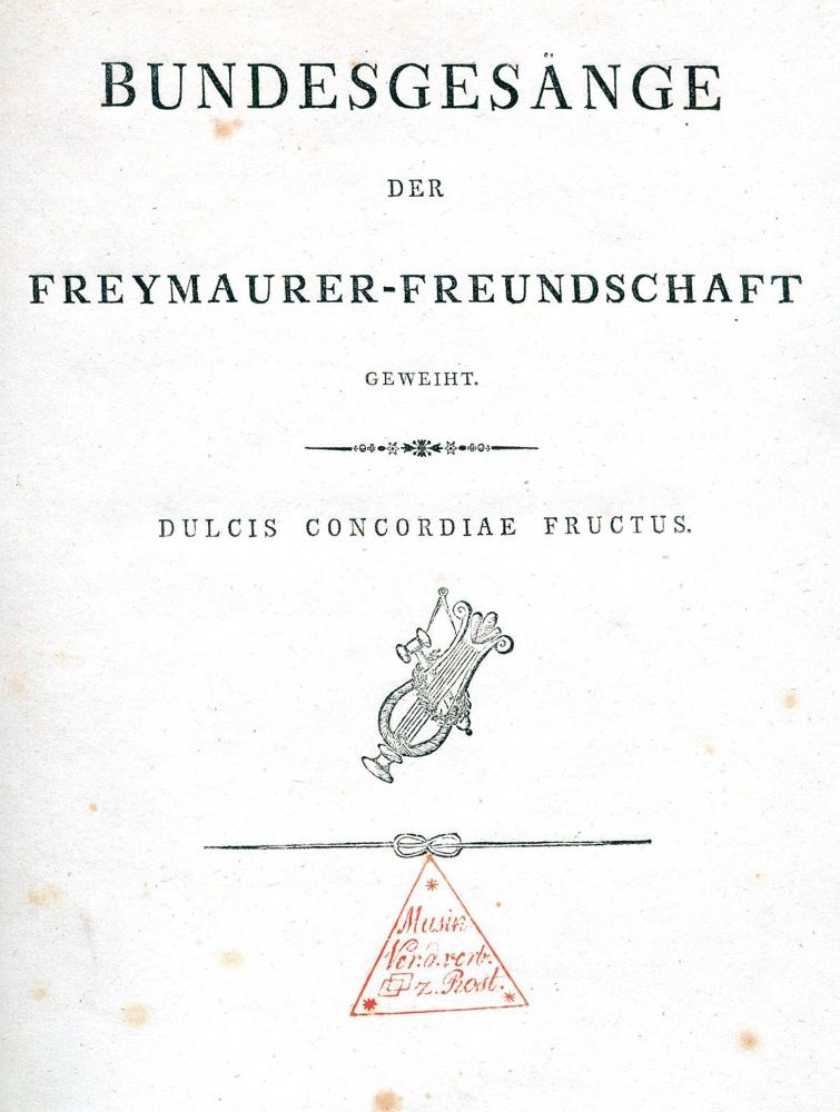 Große Abbildung Nr.1: 129-280 (Holmann,F.).: (Freimaurerei)