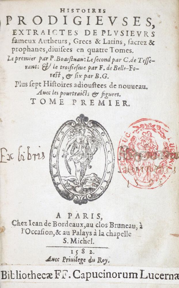 Große Abbildung Nr.2: 129-281 Boaistuau,P.: (Grenzwissenschaften und Okkultismus)