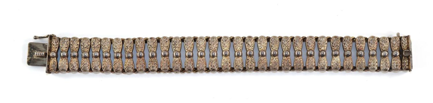 Große Abbildung Nr.1: 129-2830 Gliederarmband: (Theodor Fahrner, Armbänder und Armreifen)
