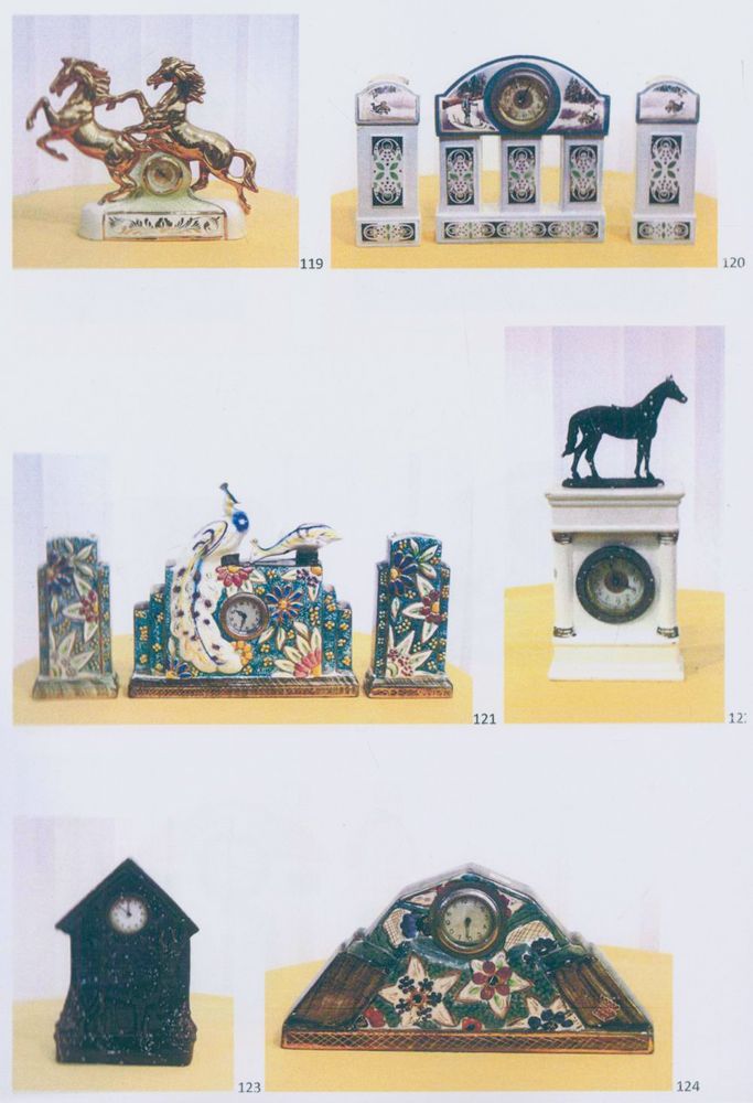 Große Abbildung Nr.25: 129-2941 Art Deco, Belgien.: (Uhren)