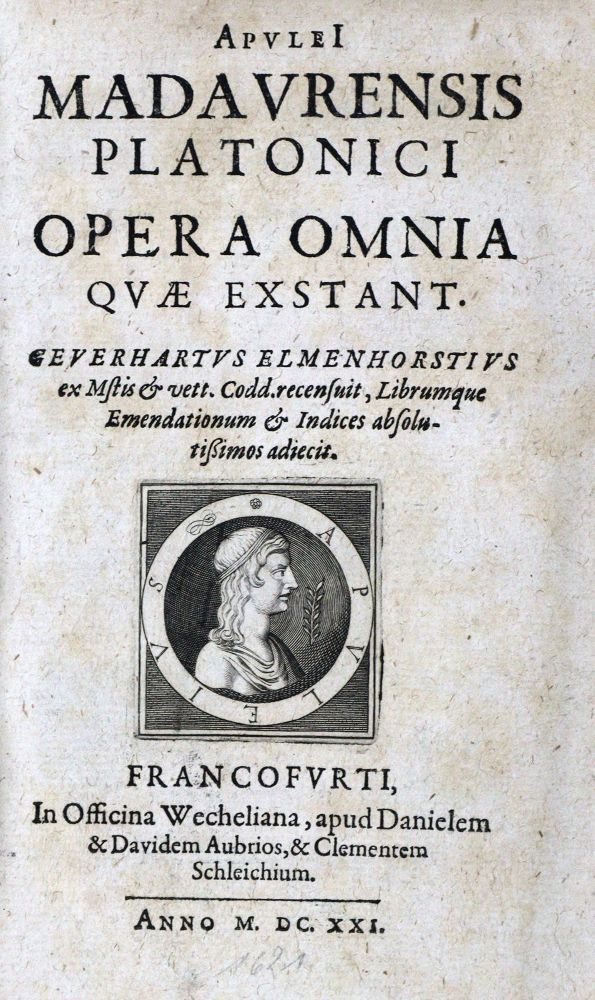 Große Abbildung Nr.1: 129-3 Apuleius,L.: (Alte Drucke, Handschriften und Theologie)