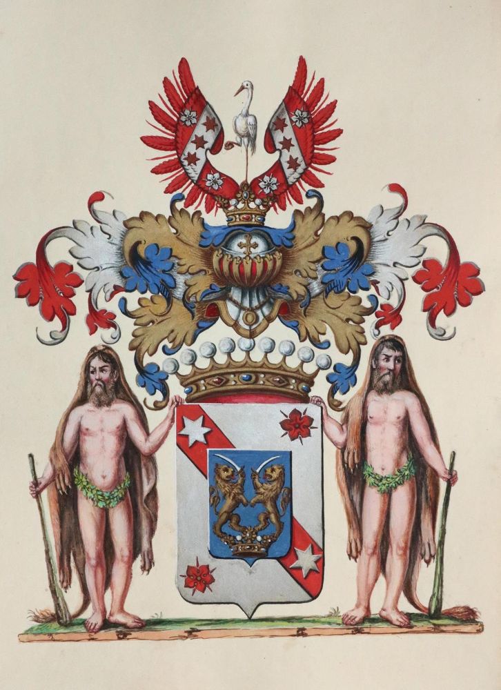 Große Abbildung Nr.1: 129-3066 Wappen.: (Varia, Genealogie und Heraldik)
