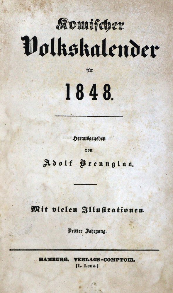 Große Abbildung Nr.1: 129-314 (Glassbrenner,A.).: (Kalender)