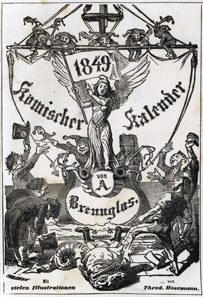 Große Abbildung Nr.2: 129-314 (Glassbrenner,A.).: (Kalender)