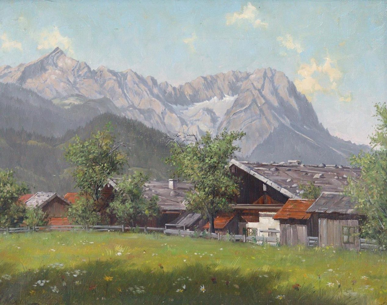 Große Abbildung Nr.1: 129-3201 Neger, A.: (Deutschland, Garmisch-Partenkirchen)