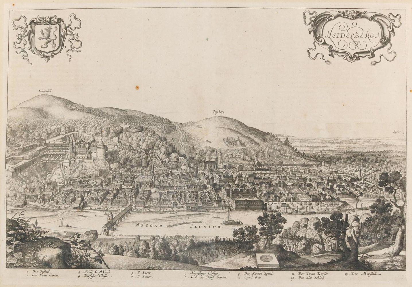 Große Abbildung Nr.1: 129-3204 Heidelberg.: (Deutschland)