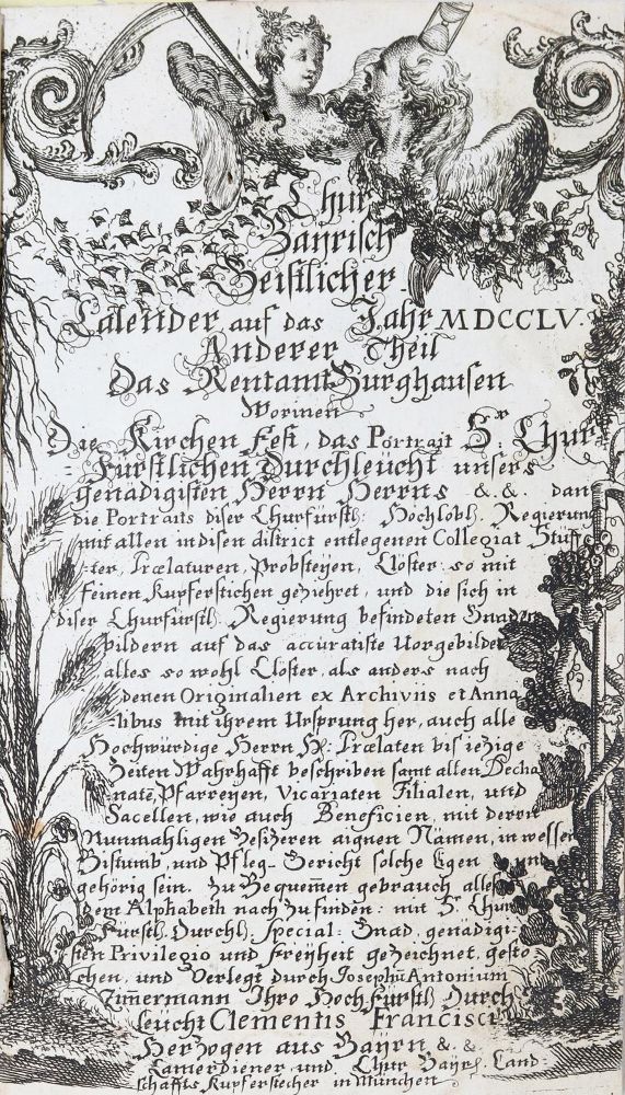 Große Abbildung Nr.1: 129-322 Zimmermann,J.A. (Hrsg.).: (Kalender)