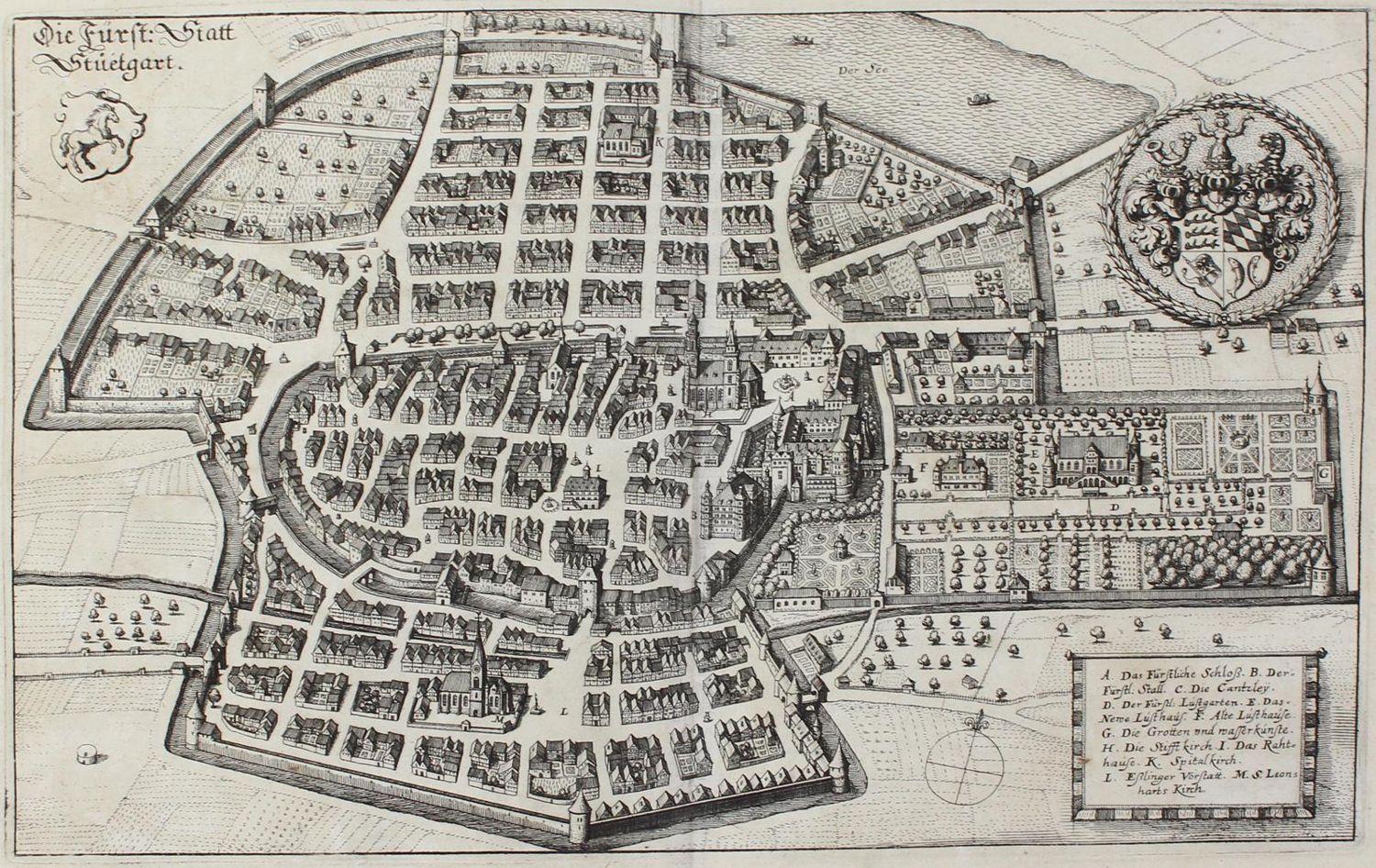 Große Abbildung Nr.1: 129-3254 Stuttgart.: (Deutschland)