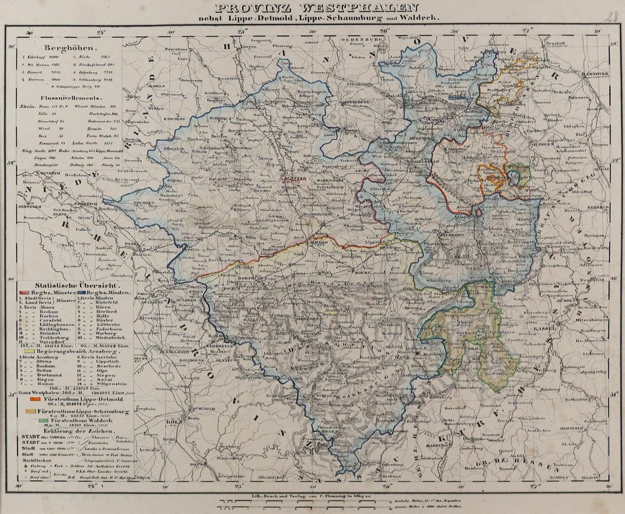 Große Abbildung Nr.1: 129-3259 Westphalen.: (Deutschland)