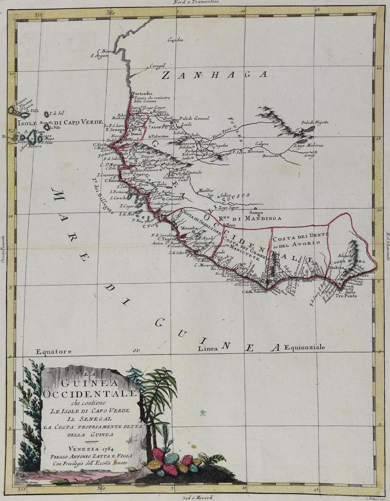 Große Abbildung Nr.1: 129-3267 Guina, Nubien u. Abessinien.: (Ausland, Afrika)