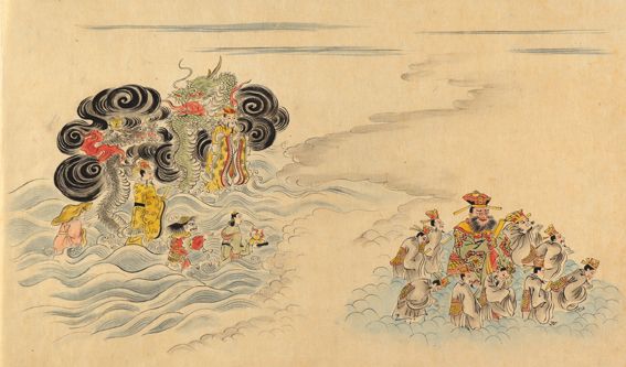 Große Abbildung Nr.1: 129-3287 Mythologie.: (Ausland, China)