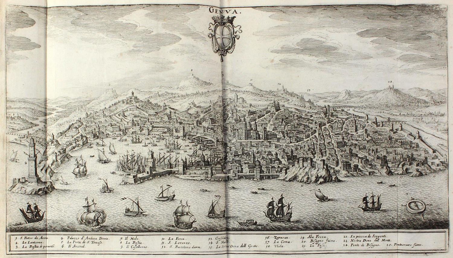 Große Abbildung Nr.1: 129-3320 Genua.: (Ausland, Italien)