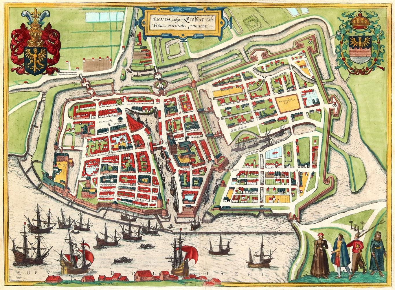 Große Abbildung Nr.1: 129-3344 Emden.: (Ausland, Niederlande)