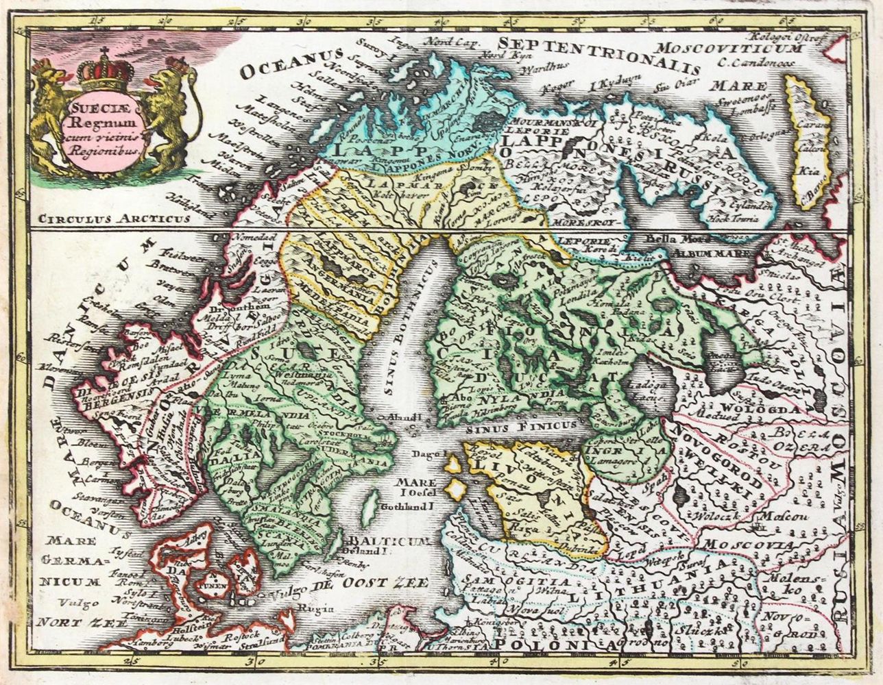 Große Abbildung Nr.1: 129-3379 Skandinavien.: (Ausland, Skandinavien)
