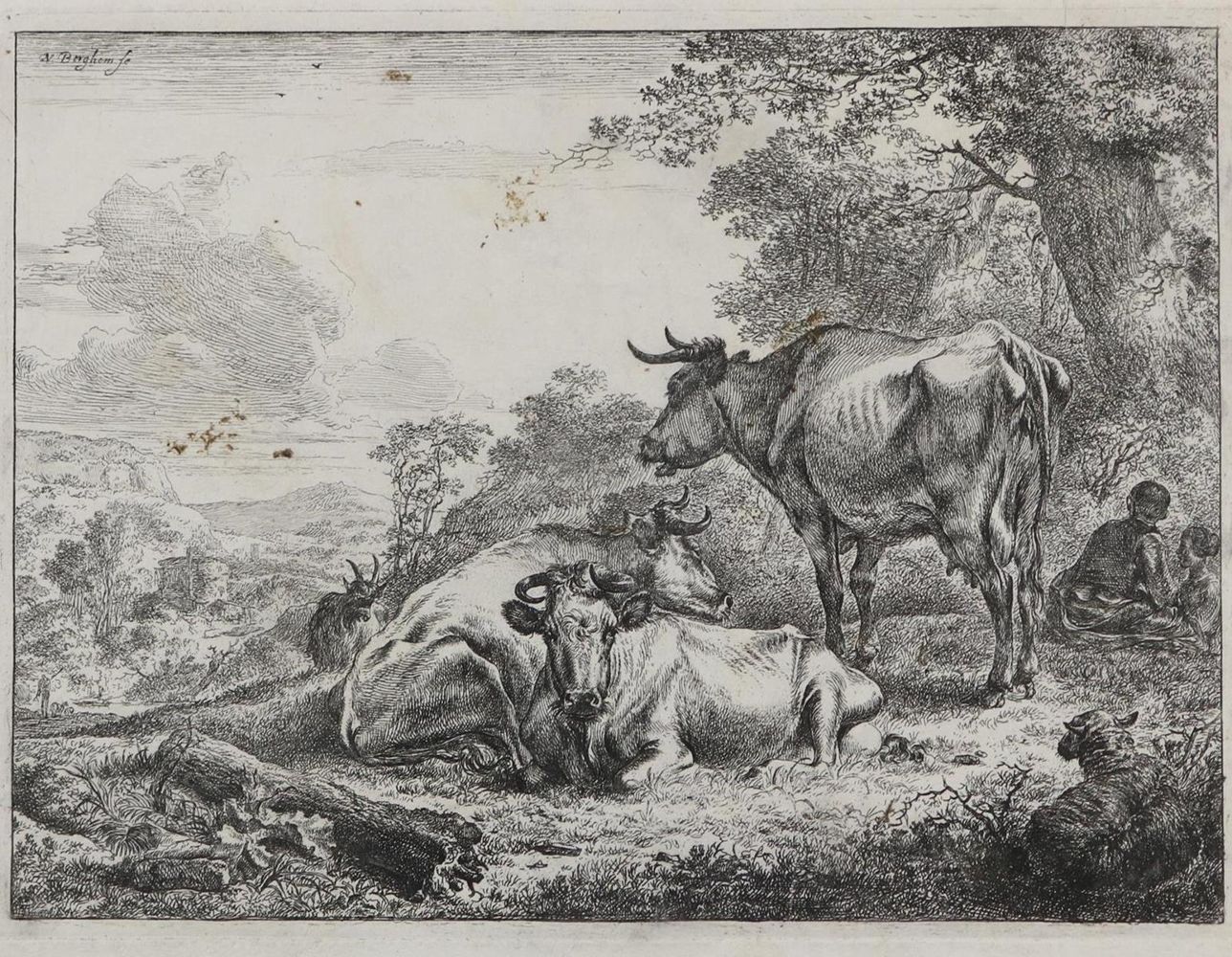 Große Abbildung Nr.1: 129-3469 Berchem, Nicolaes: (Künstlergraphik)