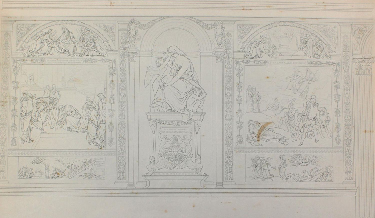 Große Abbildung Nr.1: 129-3473 Thaeter, Julius Caesar: (Künstlergraphik, Berlin)
