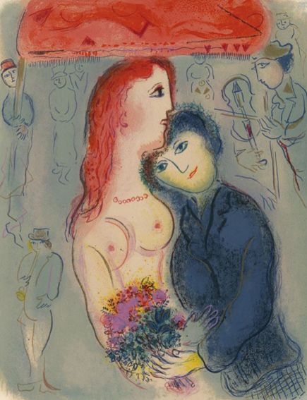Große Abbildung Nr.1: 129-3504 Chagall, Marc: (Künstlergraphik, Chagall, Cirque)