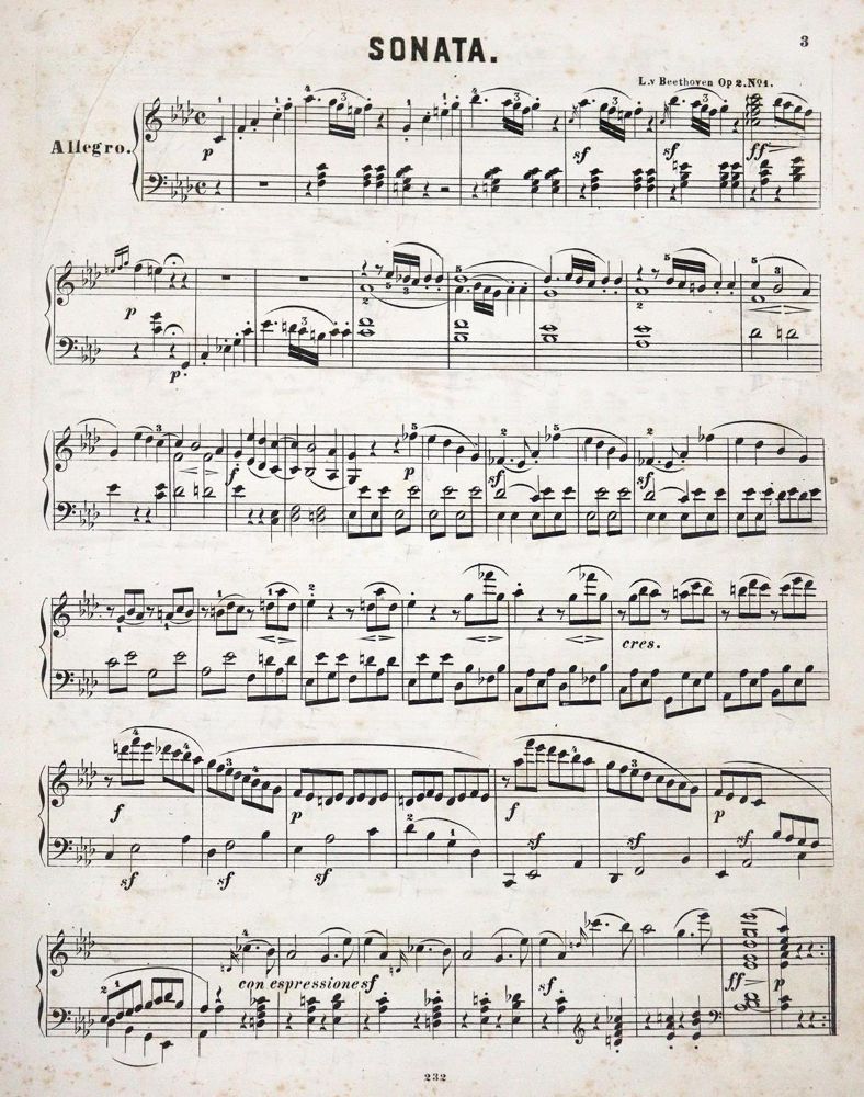 Große Abbildung Nr.2: 129-357 Beethoven,L.v.: (Musik)