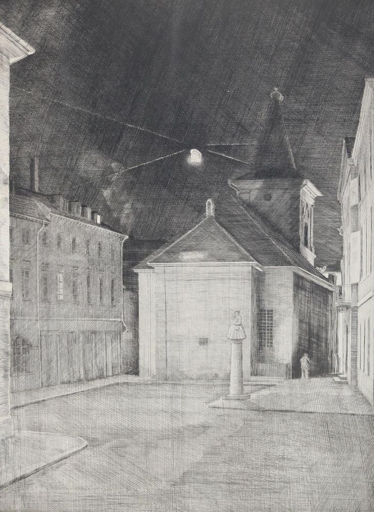 Große Abbildung Nr.2: 129-3570 Escher, Rolf: (Künstlergraphik)
