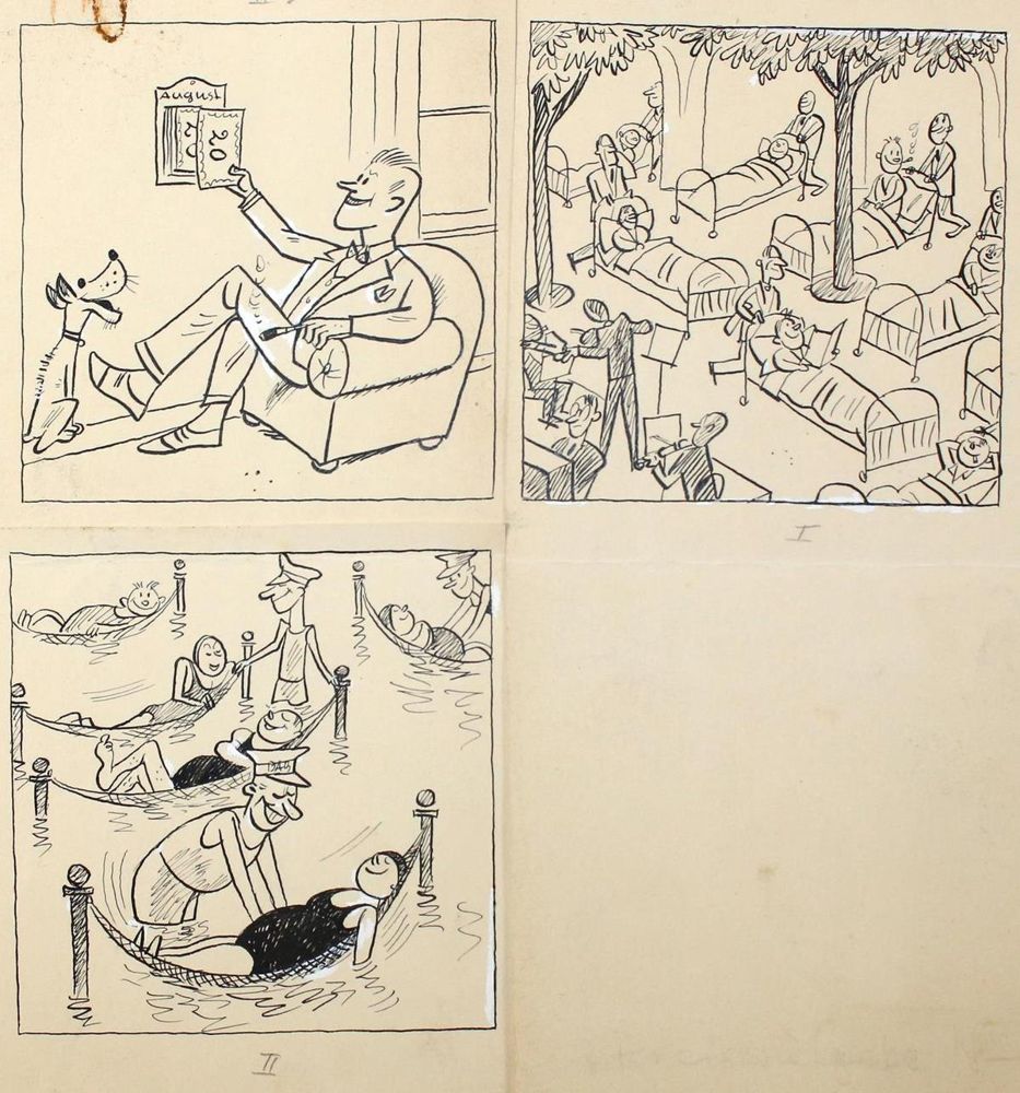 Große Abbildung Nr.2: 129-3589 Mauder, Josef: (Künstlergraphik, Fliegende Blätter, Vorzeichnung)