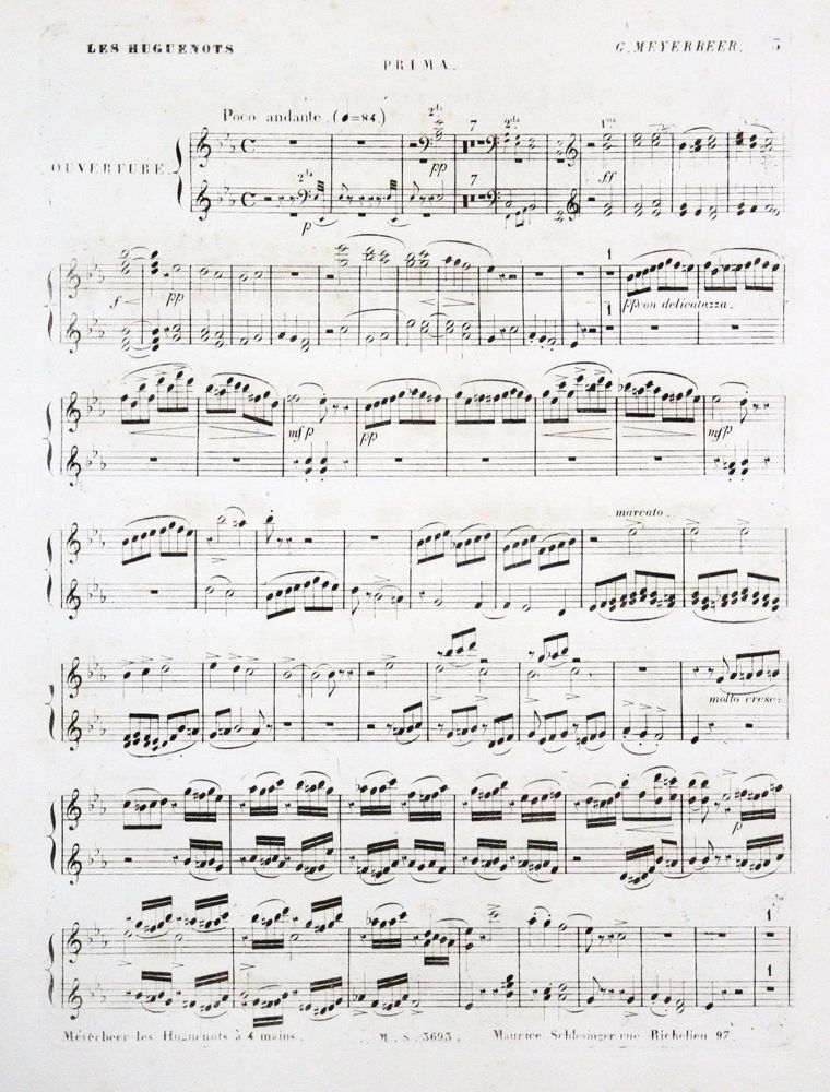 Große Abbildung Nr.2: 129-367 Meyerbeer,G.: (Musik)