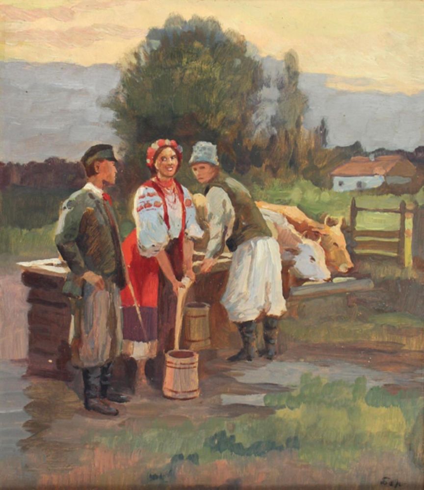Große Abbildung Nr.1: 129-3676 Hosna, Josef: (Künstlergraphik)