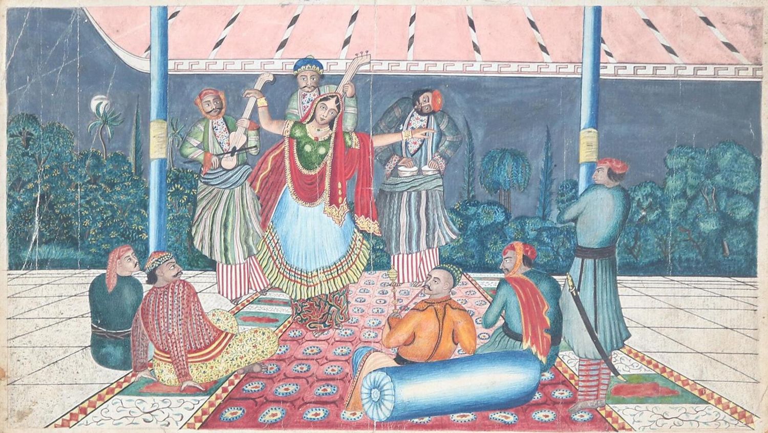 Große Abbildung Nr.1: 129-3682 Indo-persischer Kulturkreis.: (Künstlergraphik)