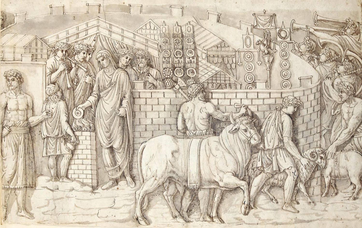 Große Abbildung Nr.2: 129-3683 Italien.: (Künstlergraphik)