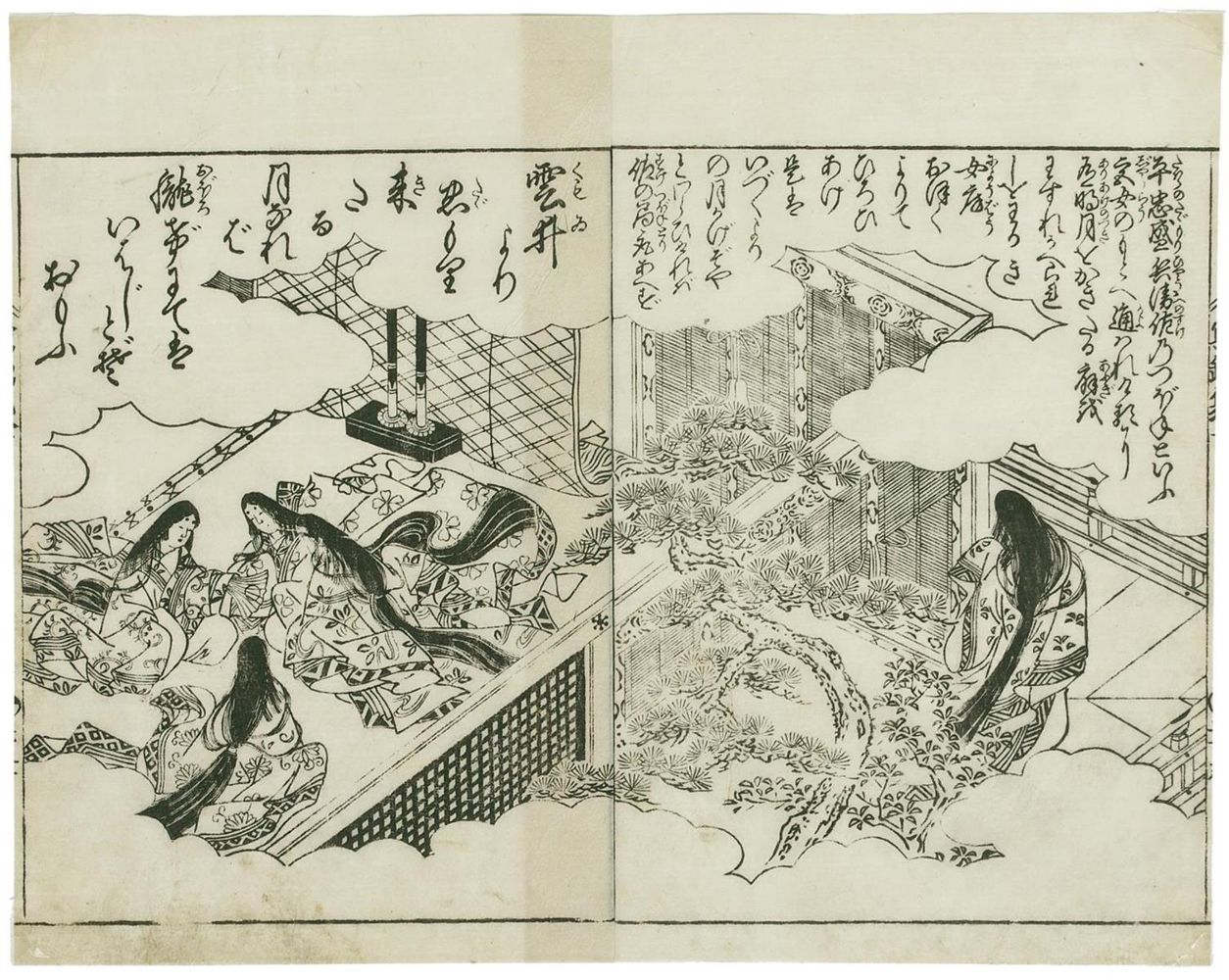 Große Abbildung Nr.3: 129-3699 Mangas.: (Künstlergraphik, Japan)