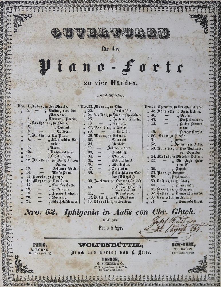 Große Abbildung Nr.1: 129-372 Sammlung: (Musik)