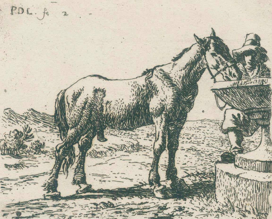 Große Abbildung Nr.1: 129-3786 Laer, Pieter Jacobsz van: (Künstlergraphik)