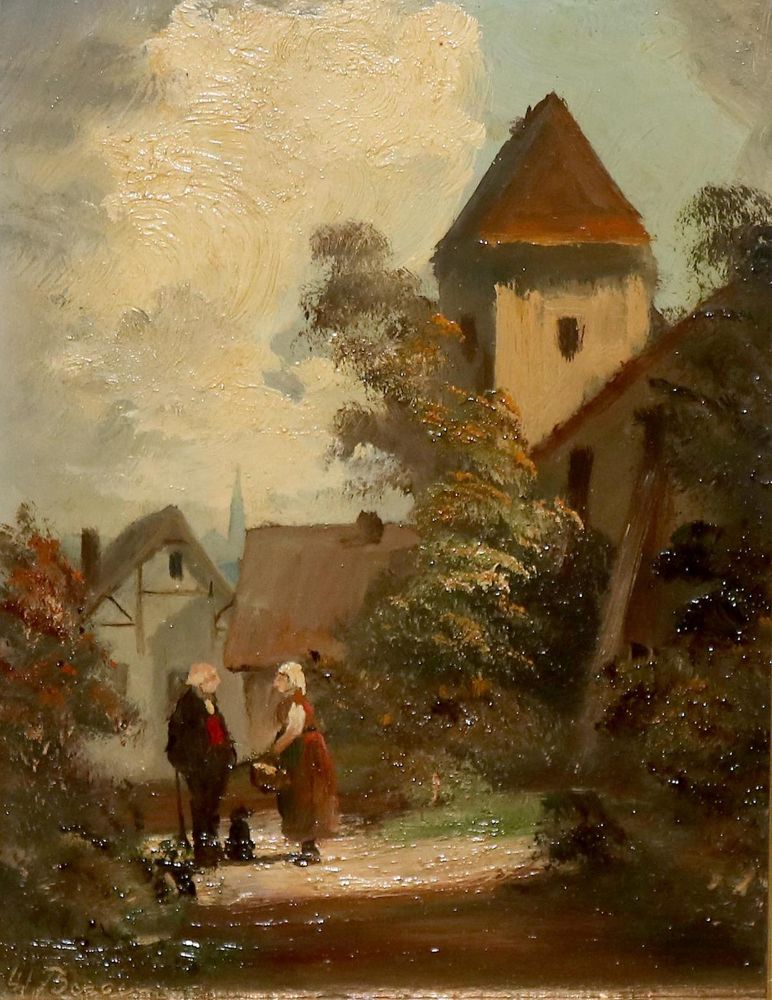 Große Abbildung Nr.1: 129-3789 Landschaft: (Künstlergraphik)