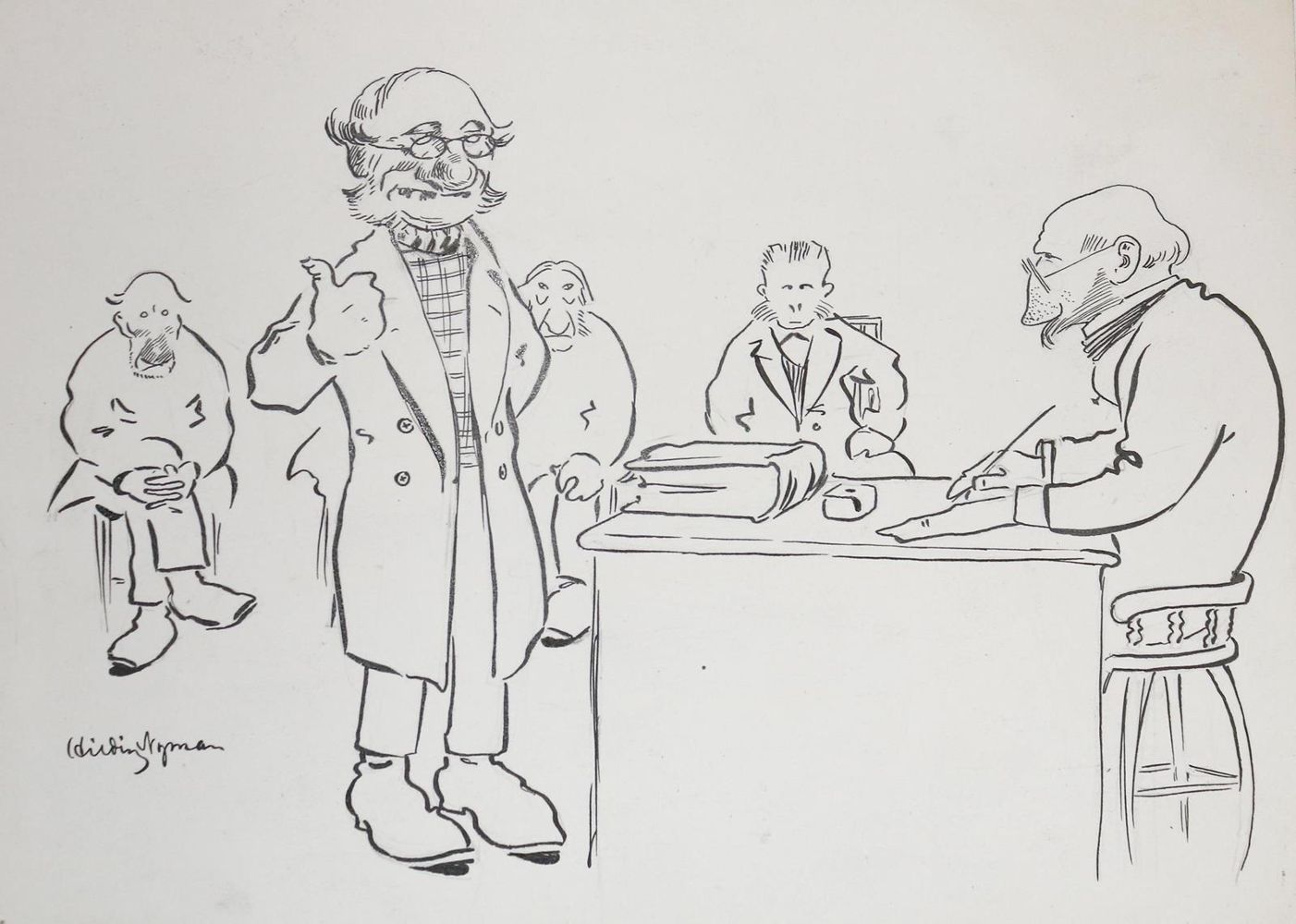 Große Abbildung Nr.1: 129-3895 Nyman, Hilding: (Künstlergraphik)