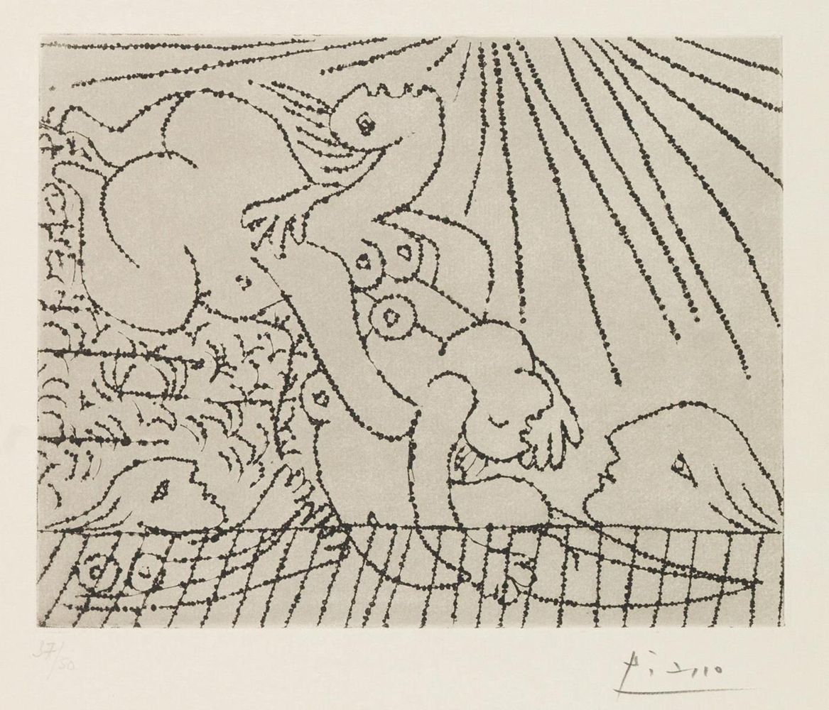 Große Abbildung Nr.1: 129-3909 Picasso, Pablo: (Künstlergraphik)