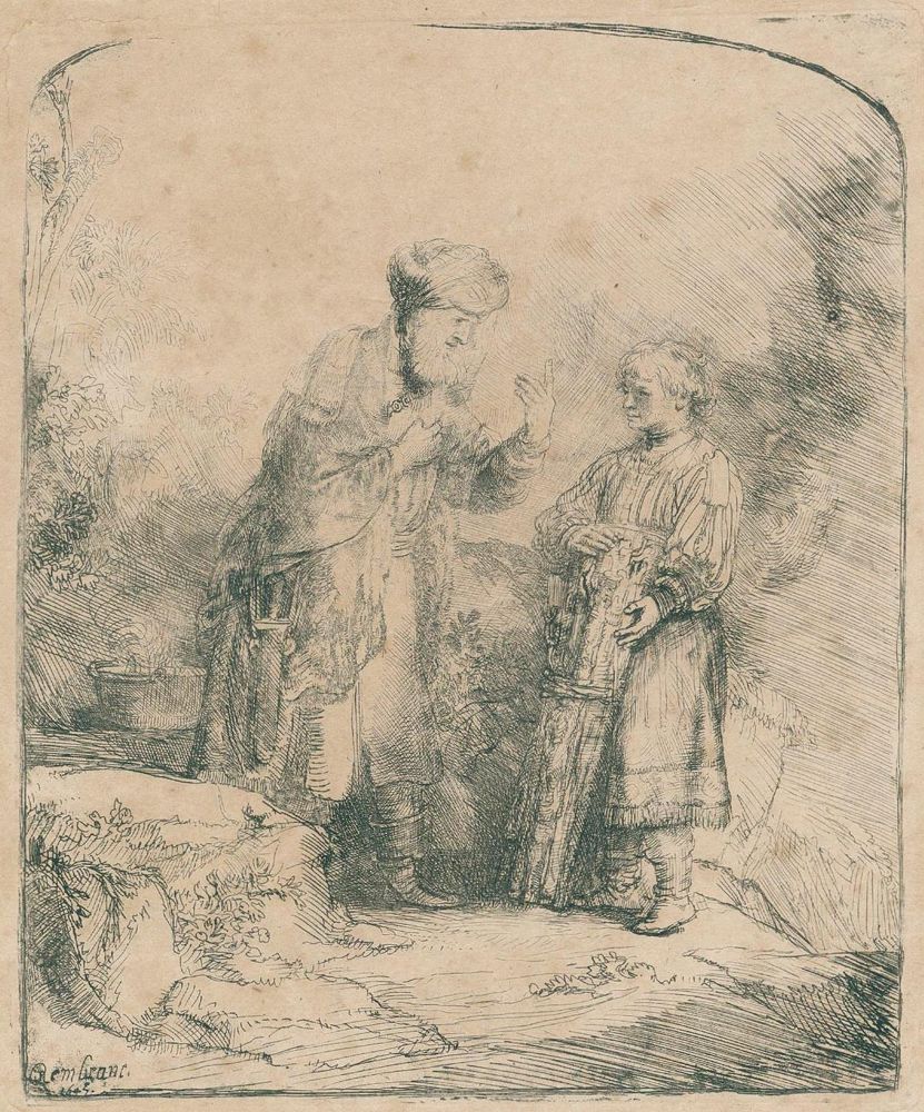 Große Abbildung Nr.1: 129-3940 Rembrandt van Rijn, Harmensz: (Künstlergraphik)