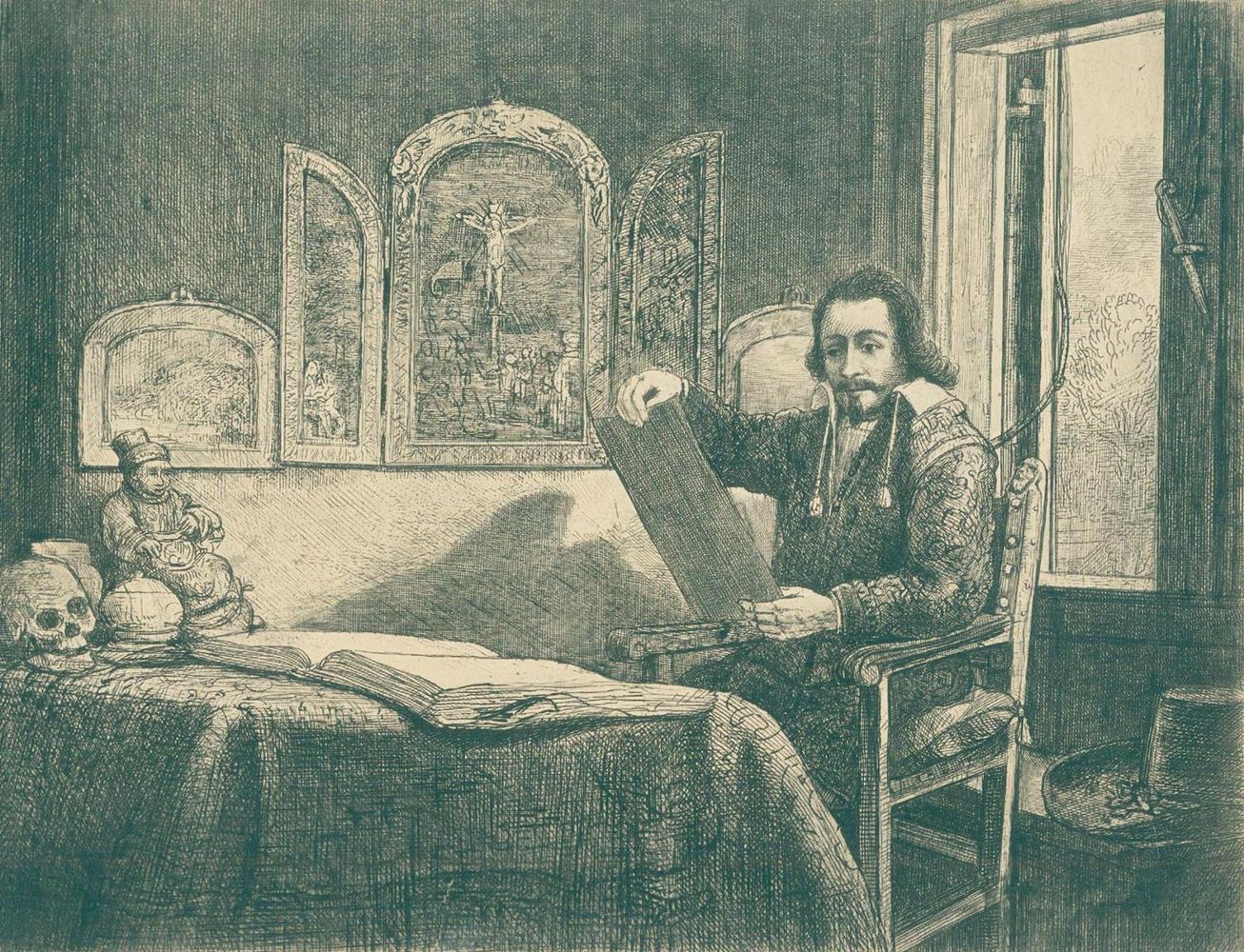 Große Abbildung Nr.1: 129-3947 Rembrandt van Rijn, Harmensz: (Künstlergraphik)