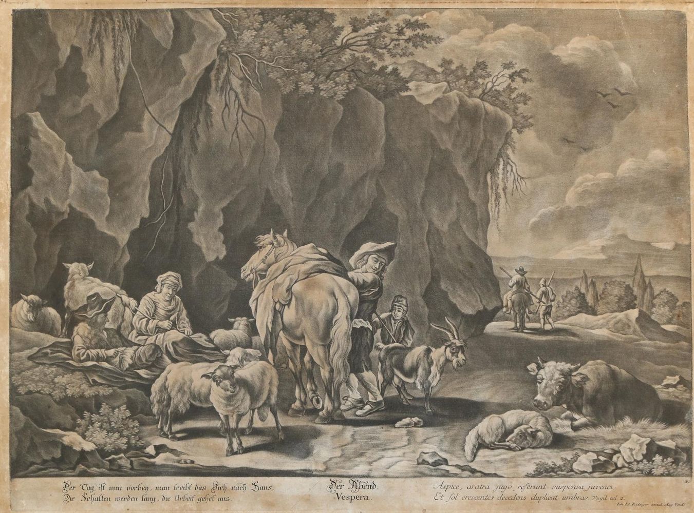 Große Abbildung Nr.1: 129-3963 Ridinger, Johann Elias: (Künstlergraphik)
